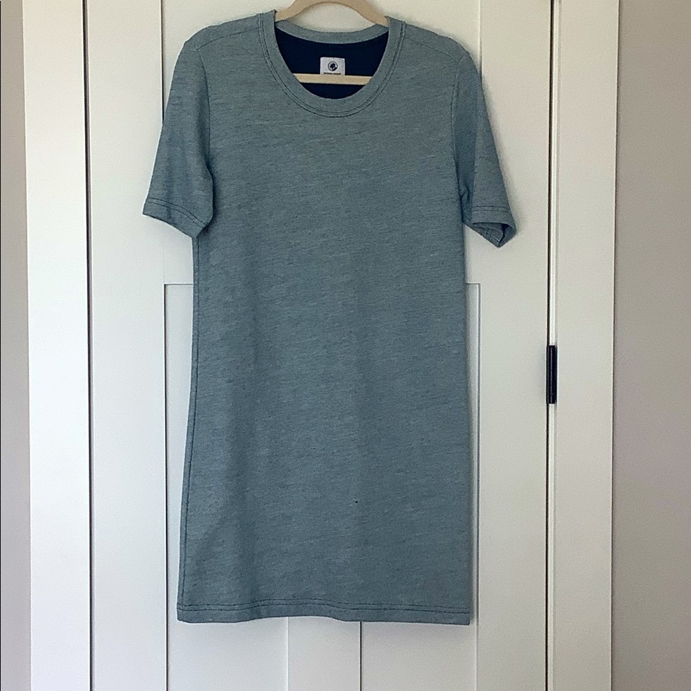 Southern Proper Blue T Shirt Dress.  XS